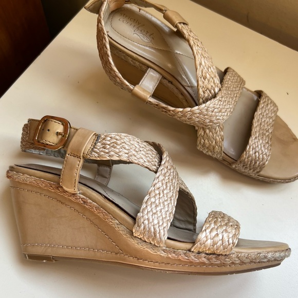 Strictly Comfort Woven Wedges - Picture 3 of 7